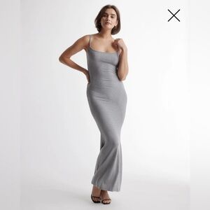 Quince Tencel Rib Knit Slip Dress